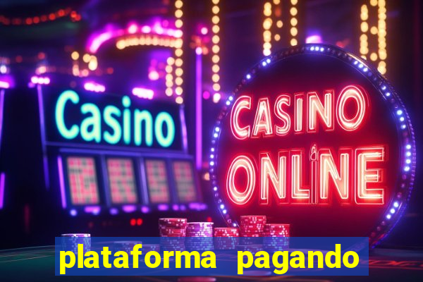 plataforma pagando bonus no cadastro